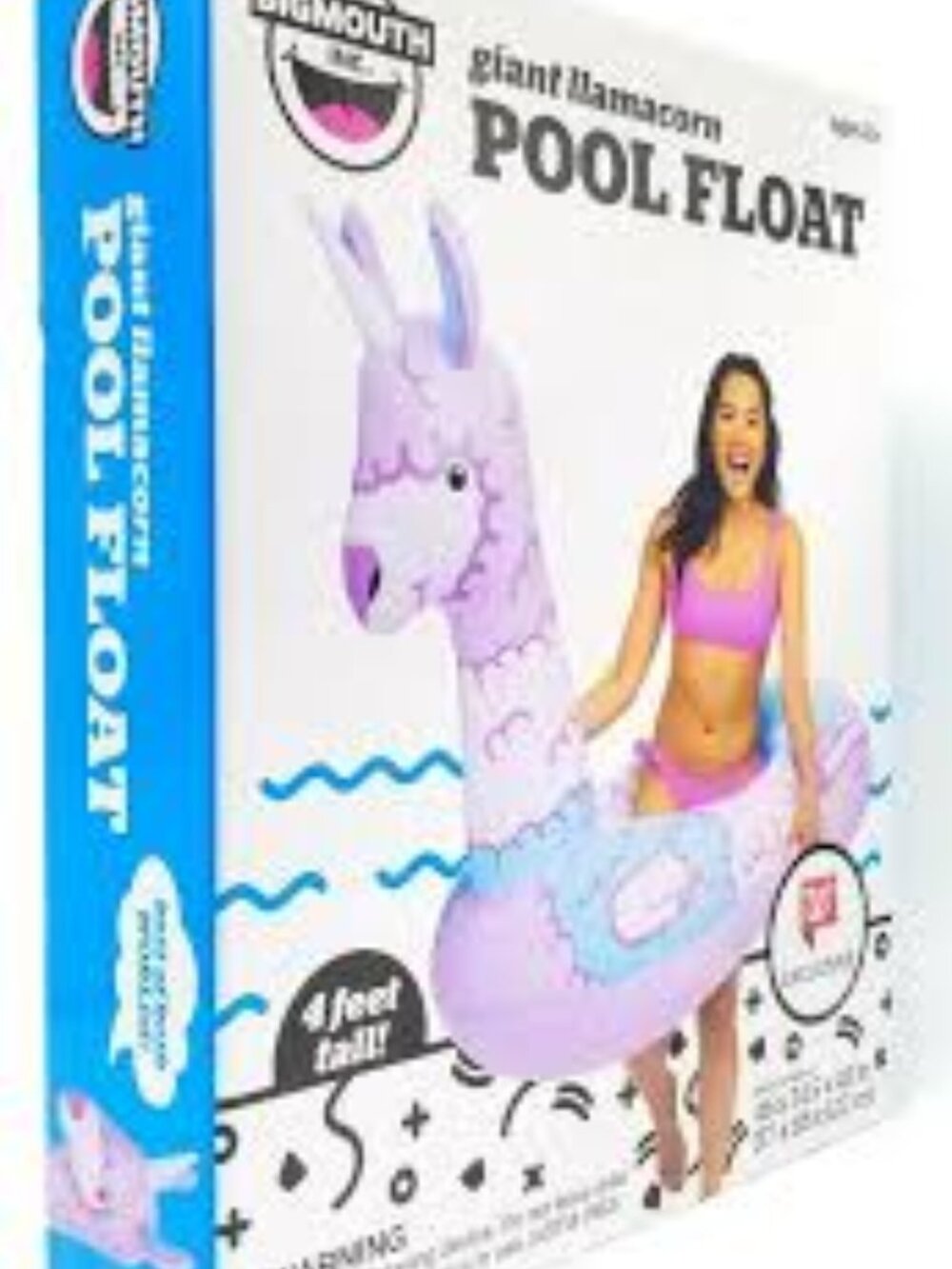 BigMouth Inc. Giant Llamacorn Pool Float-NWT
